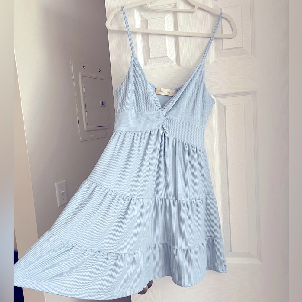Twisted Front Mini Dress